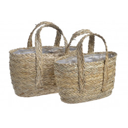 Wyplatany kosz 2szt-kpl