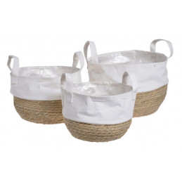 Koszyk 3szt-kpl..32x24cmH, 27x20cmH, 23x17cmH