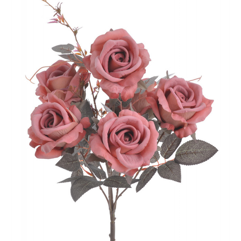 Róża welwetowa x6 bukiet..46cm