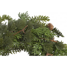 Wianek iglasty z szyszkami..35cm