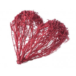 Serce z gałązki H22cm