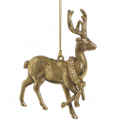 Jeleń zawieszka..12,5cm GOLD