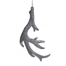 Róg zawieszka 2szt..15cm SILVER