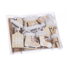 Zestaw SKI BOX..3-7cm, pcv 14x12x2cm LT. YELLOW 6szt/kpl