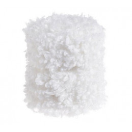 Futrzana tasśma 15x200cm WHITE