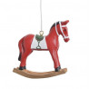 Zawieszka koń na biegunach..7cmL x 2cmW x 7cmH WHITE