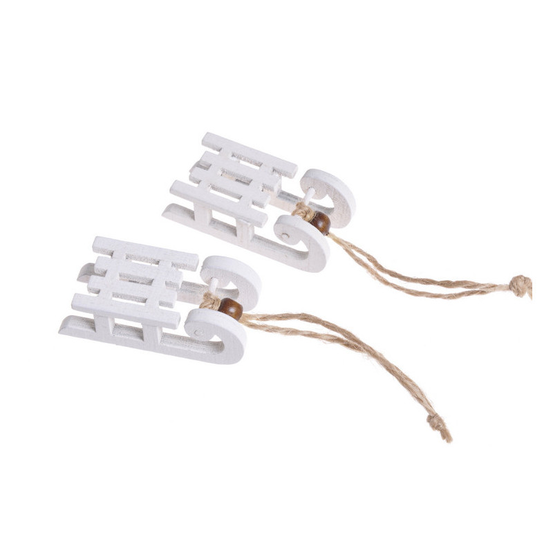 Sanki 2 szt-pacz...6,5cmL x 3cmW x 2,5cmH (string 10cm)