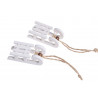 Sanki 2 szt-pacz...6,5cmL x 3cmW x 2,5cmH (string 10cm)