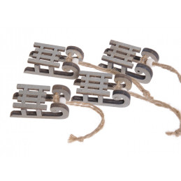 Sanki 4 szt..9x2,2x1,5cm