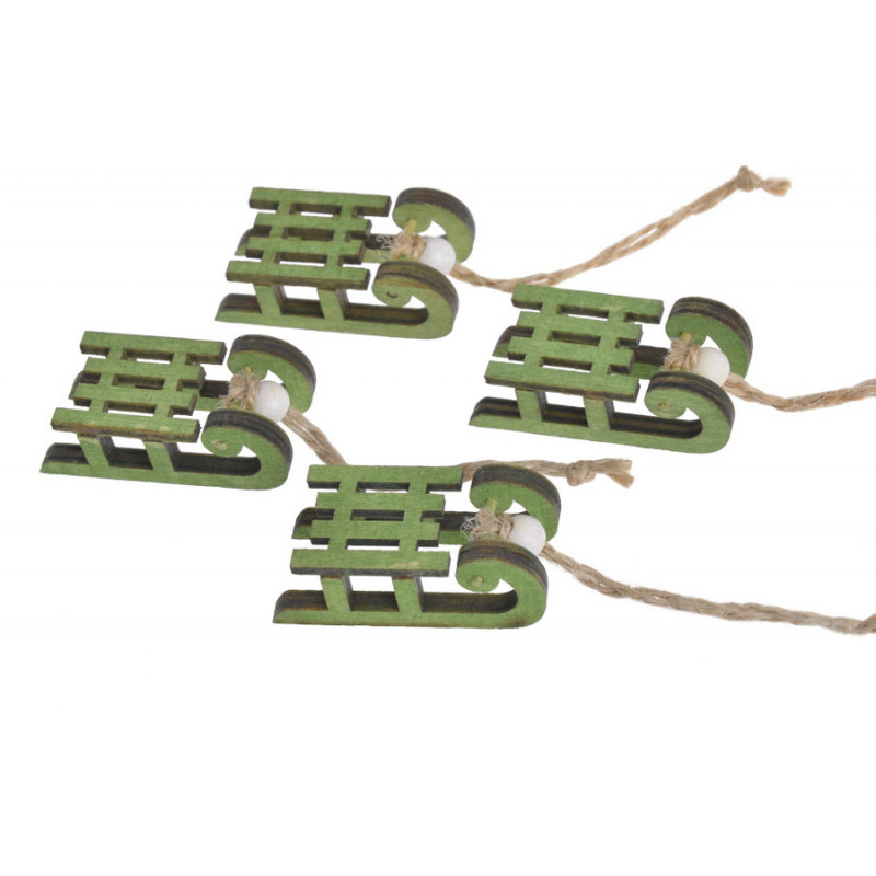 Sanki 4 szt..9x2,2x1,5cm