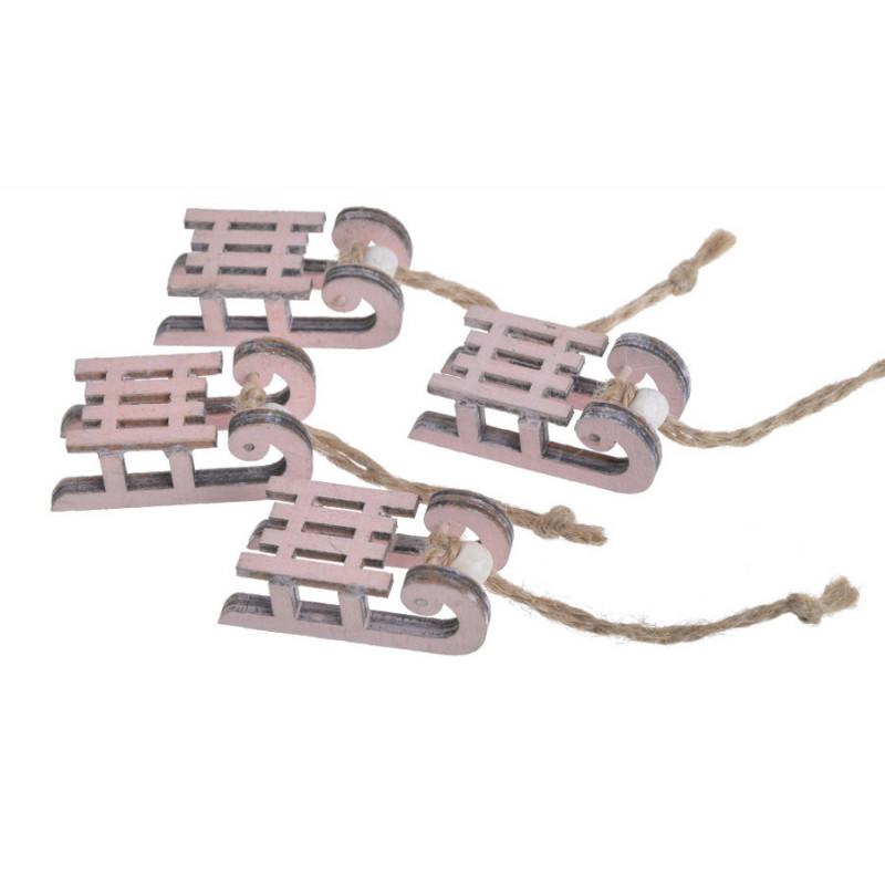 Sanki 4 szt..9x2,2x1,5cm