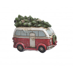 Samochód z choinką..6cm - zawieszka