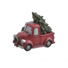 Samochód z choinką..6,5cm - zawieszka