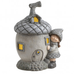 Domek żołądź LED..29cmL x 22cmW x 41cmH
