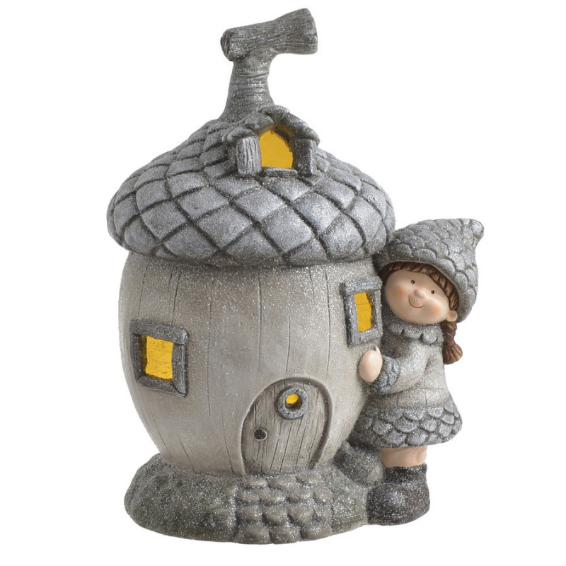 Domek żołądź LED..29cmL x 22cmW x 41cmH