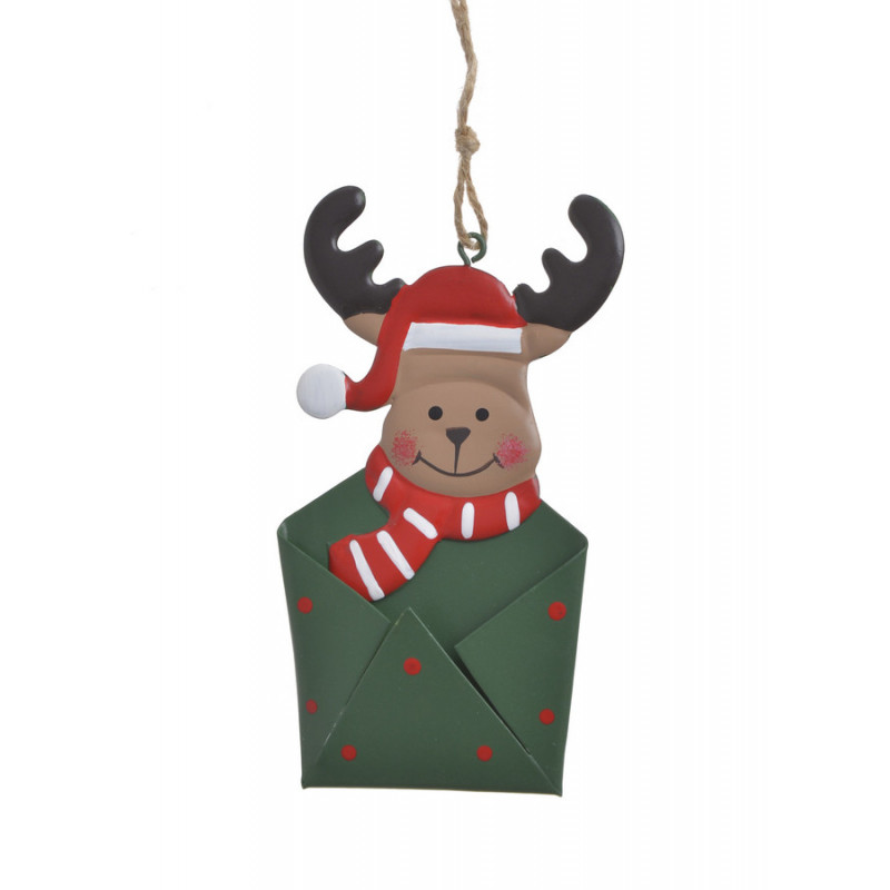 Metalowa zawieszka świąteczna REINDEER