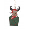 Metalowa zawieszka świąteczna REINDEER