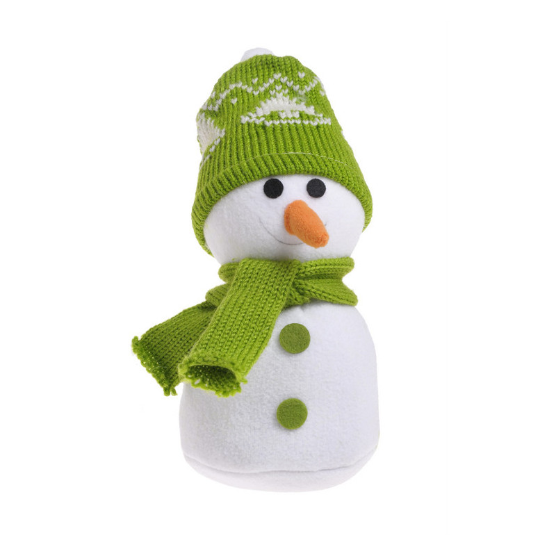 Bałwanek w rękawicach 22 cm - dekoracja świąteczna