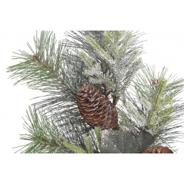 Gałązka iglasta z szyszkami -sztuczna roślina...42cm