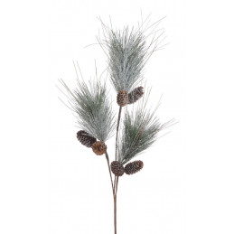 Gałązka z szyszkami - sztuczna roślina...71cm
