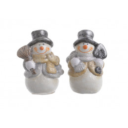 Bałwan ceramiczny..6,5cm mix kpl/2sztuki