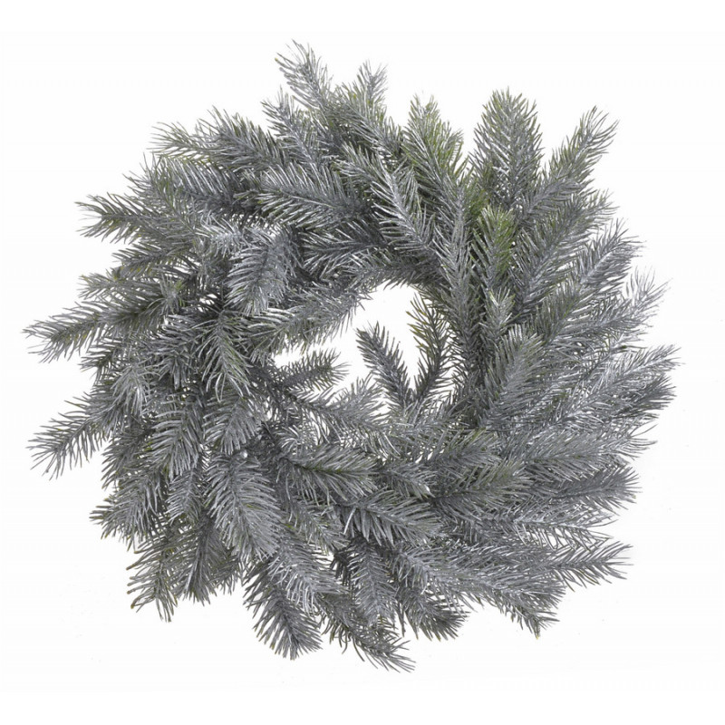Wianek iglasty 32cm - sztuczna roślina SILVER