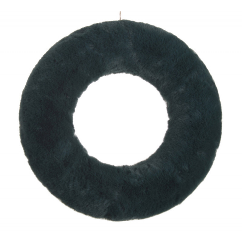 Wianek z futerkiem 44cm..44cmØ