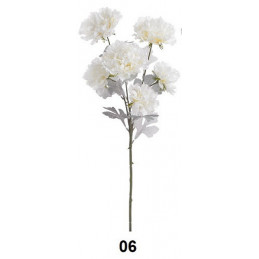 Goździk x6 gałązka 74cm - sztuczna roślina