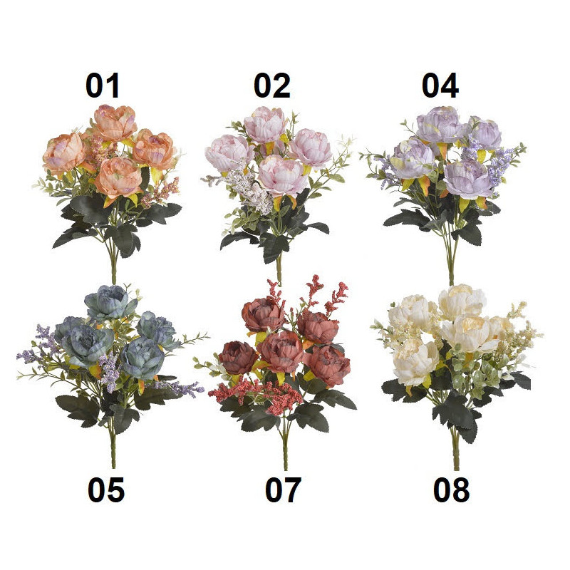 Bukiet różyczek x5 32cm - sztuczna roślina