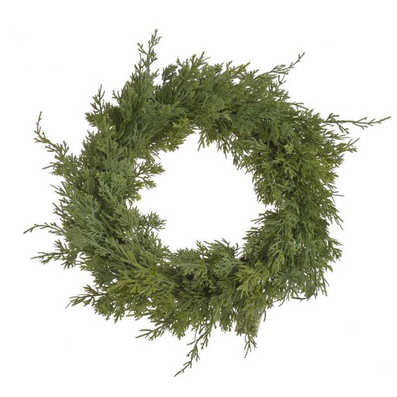 Wianek tuja 43cm - art. dekoracyjny