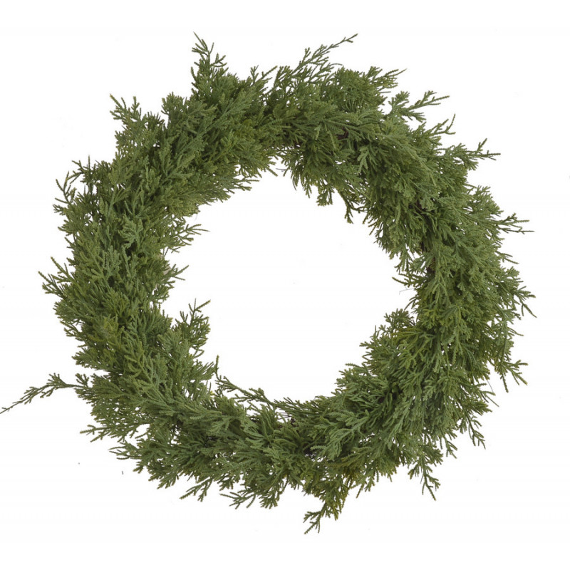 Wianek tuja 53 cm - art. dekoracyjny