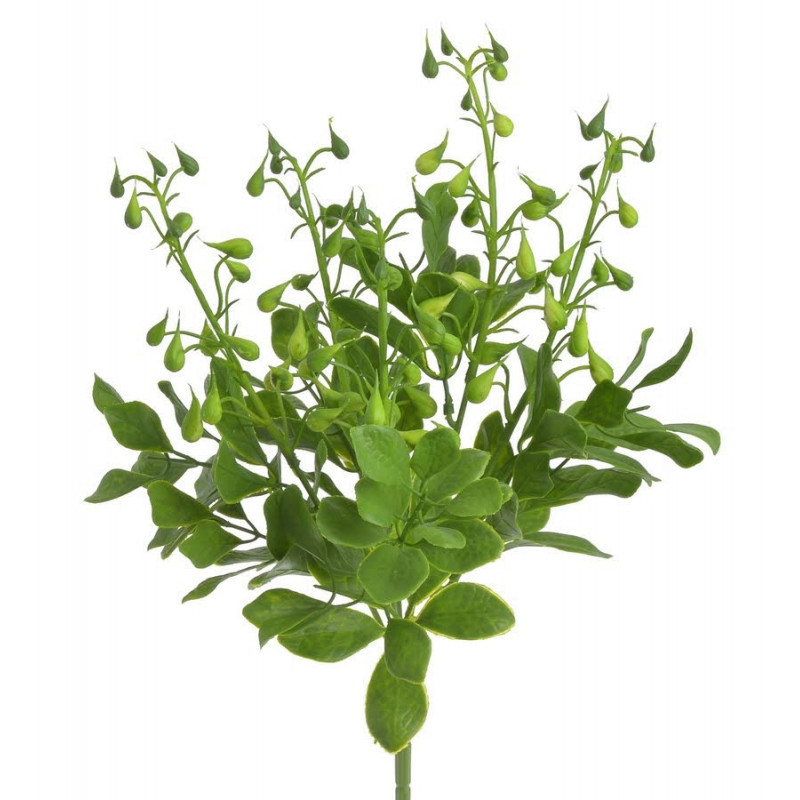 Roślina z pąkami 39 cm - sztuczna roślina