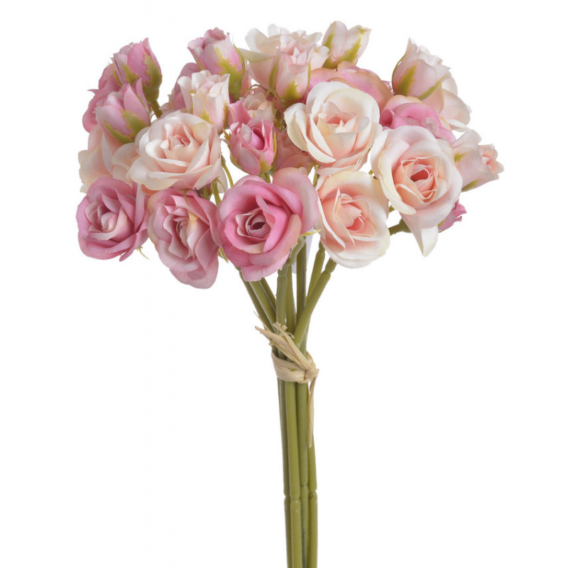 Bukiet różyczek 9x4..32cm  -sztuczna roślina