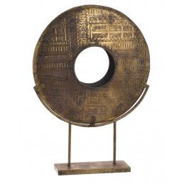 Dysk ozdoba stojąca -met...46cm∅ x 63,5cmH
