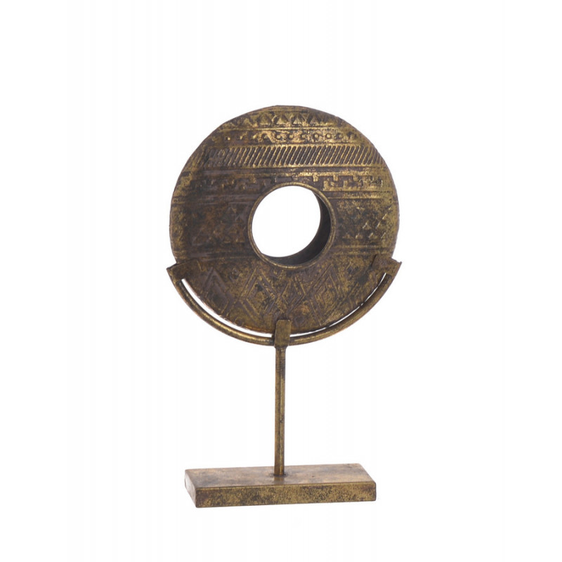 Dysk ozdoba stojąca -met...23,5cm∅ x 39,5cmH