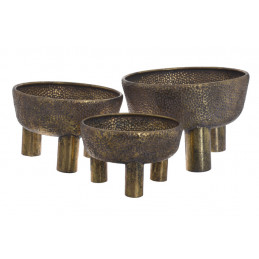 Osłonka repusowana, metalowa na nóżkach 3szt-kpl