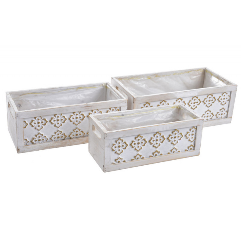 Osłonka skrzynka drewn. 3szt-kpl