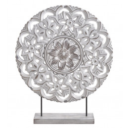 Rozeta stojąca 48cmH -ozdoba z drewna..40cmL x 8cmW x 48cmH