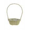 Koszyk owal z pałąkiem 21x13cm.
