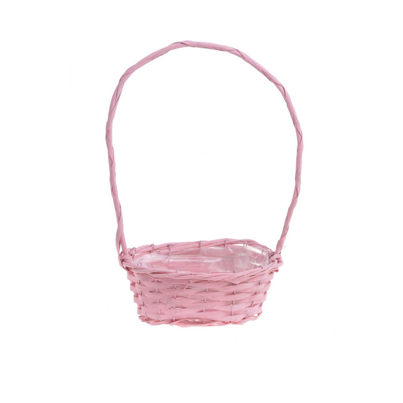 Koszyk owal z pałąkiem 21x13cm.