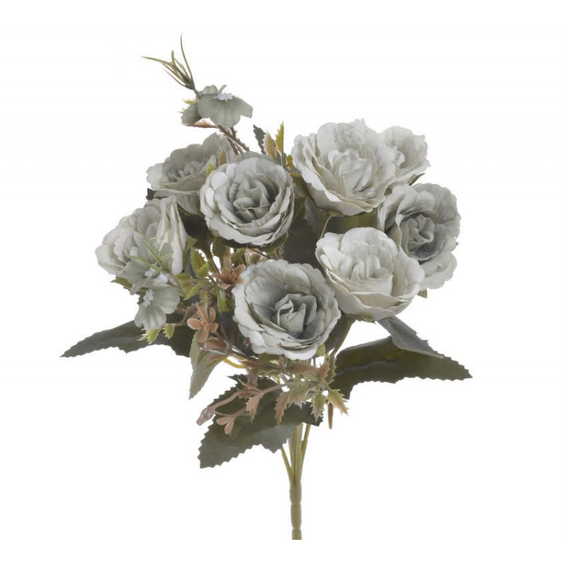 Bukiecik różyczek x10 28cm - sztuczna roślina