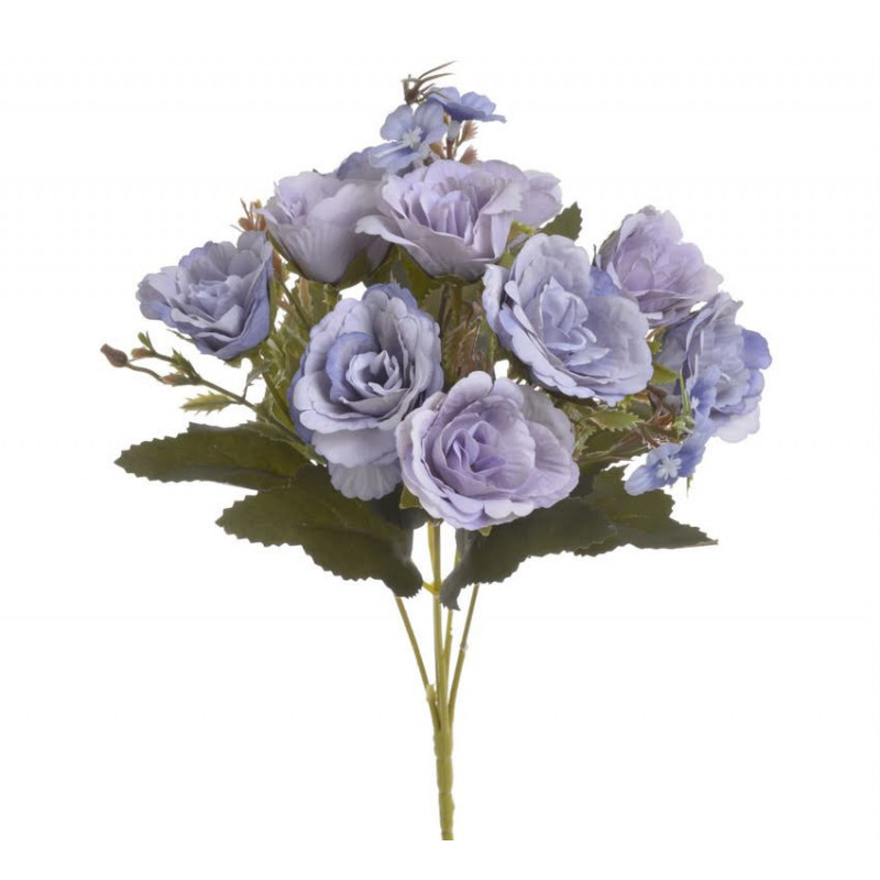 Bukiecik różyczek x10 28cm - sztuczna roślina