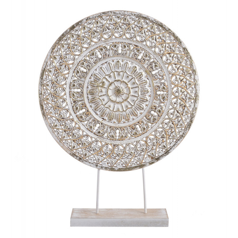 Rozeta stojąca drewniana 49cmH..37,5cm∅ x 50cmH