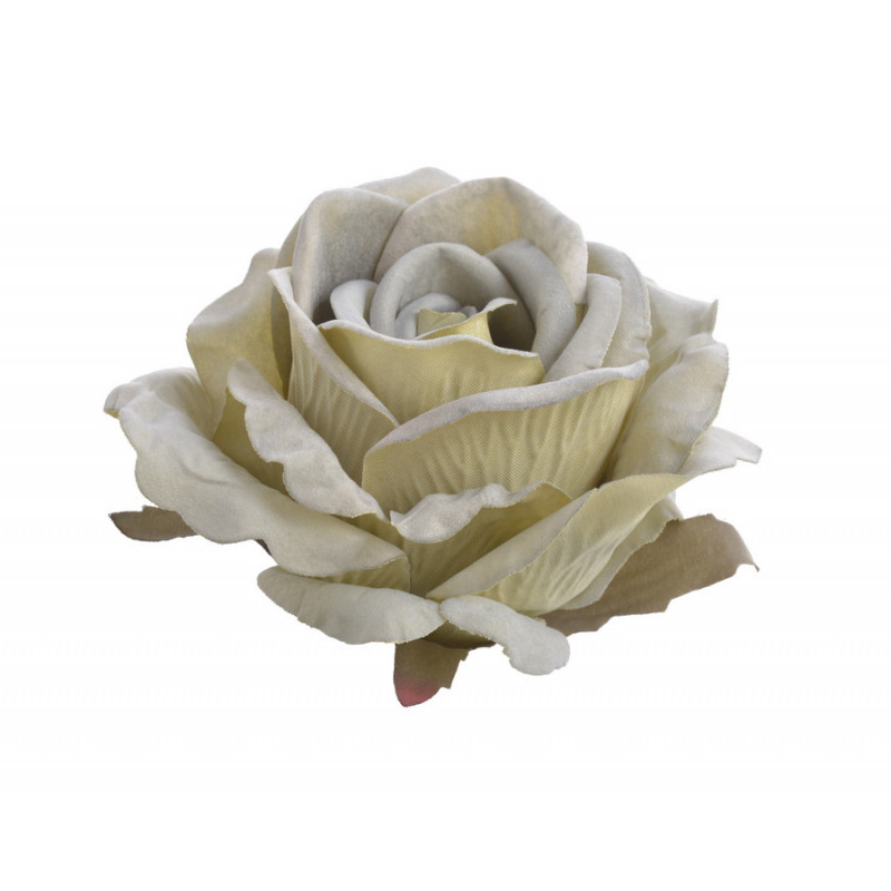 Róża welwetowa główka 6szt/paczka..11cm