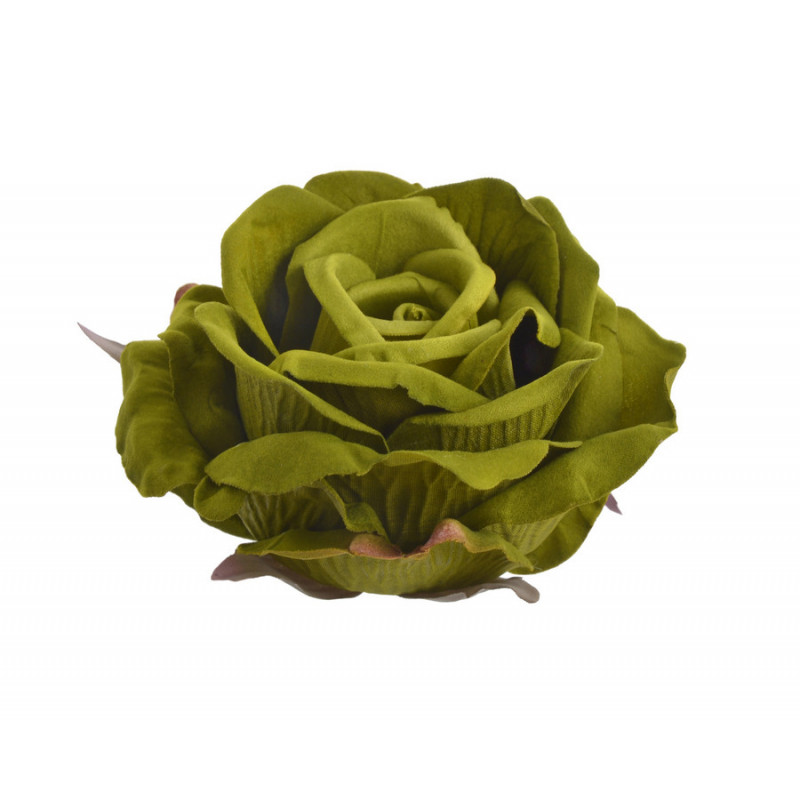 Róża welwetowa główka 6szt/paczka..11cm