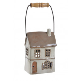 Domek ceramiczny z rączką..12x7,5x18cm