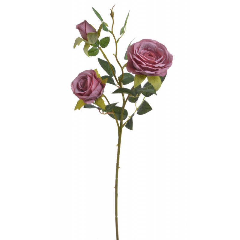 Róża 2+1..65cm  - sztuczna roślina