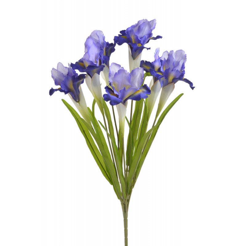 Irys x7 bukiet..68cm - sztuczna roślina