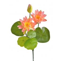 Lilia wodna 2+1 50cm - sztuczna roślina