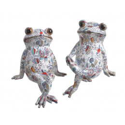 Żaba siedząca 16,5cm...2szt/kpl - art. dekoracyjny